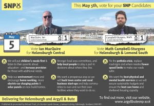 On 5th May 2022 Vote for The SNP